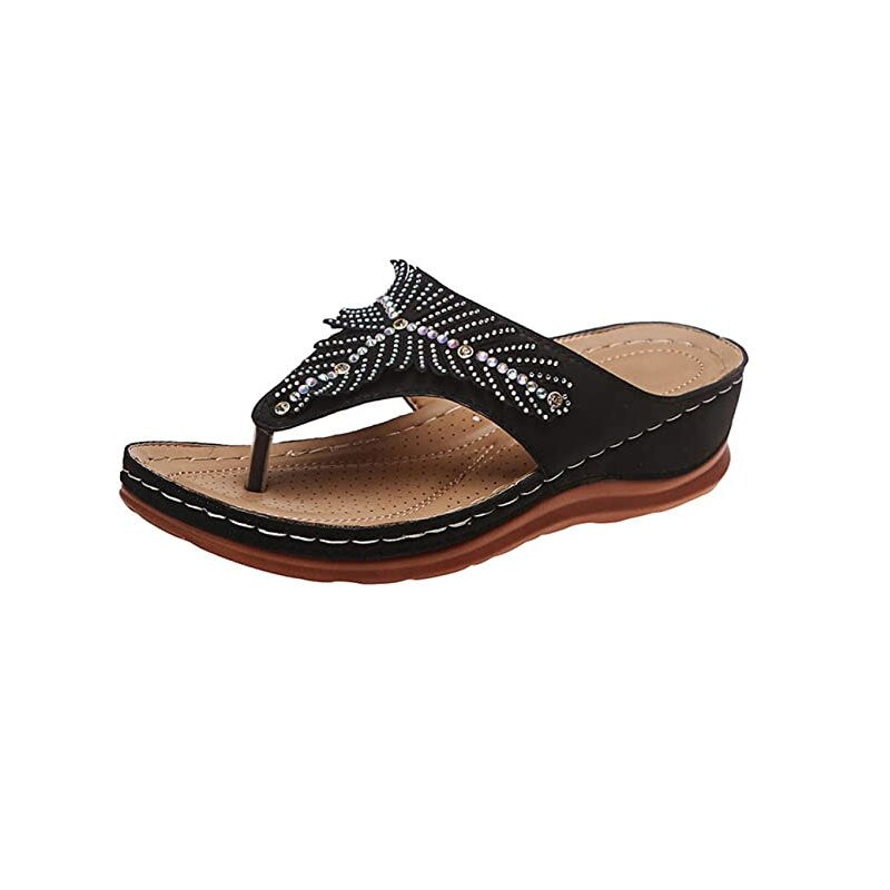 SunStride - Large Size Wedge Sandals