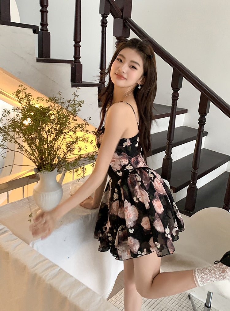 DizzyDye - Atmosphere U-neck Mini Dress