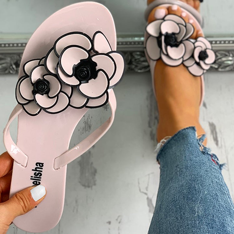 CrystalStep - Sparkling High Heel Flip Flops