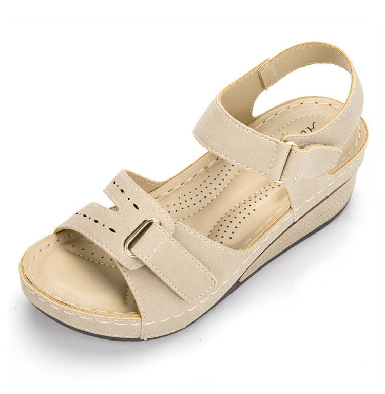 ElegantHeeled - Wedge Orthopedic Sandals