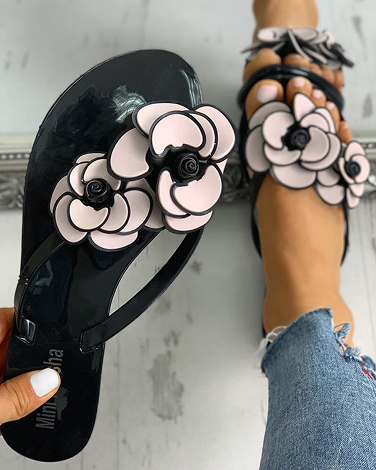 CrystalStep - Sparkling High Heel Flip Flops