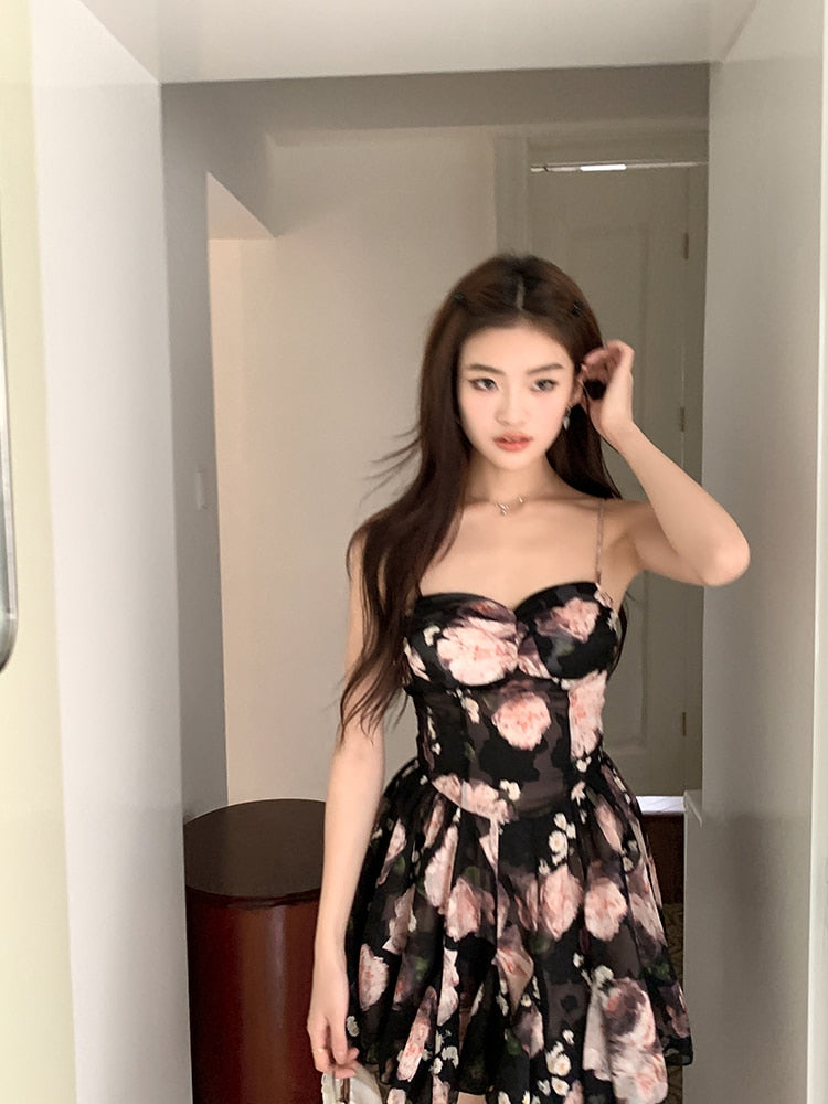 DizzyDye - Atmosphere U-neck Mini Dress