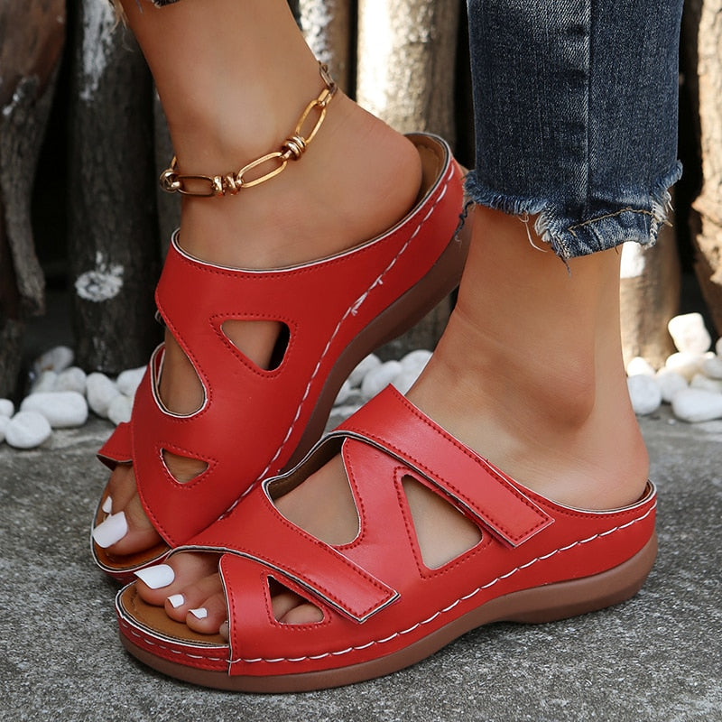 RetroHollowOut - Orthopedic Outdoor Slippers