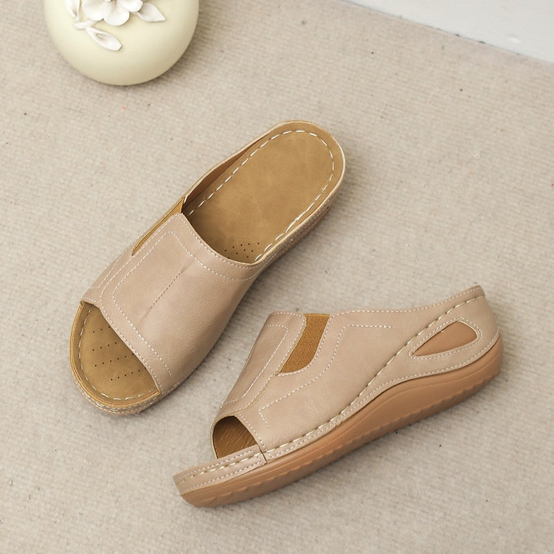 RetroThickSole - Wedge Orthopedic Sandals
