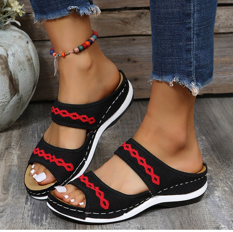 RetroSlipper - Solid Color Orthopedic Sandals