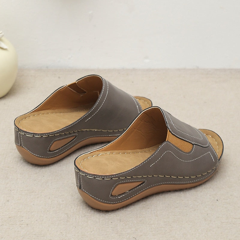 RetroThickSole - Wedge Orthopedic Sandals