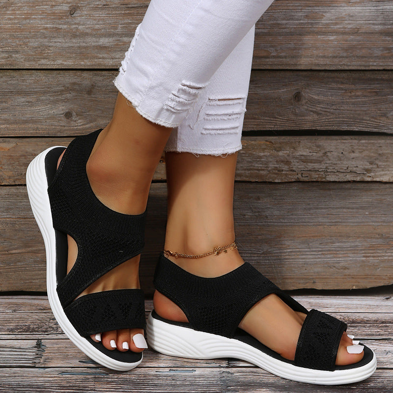 LightweightWedge - Platform Fish Mouth Sandals