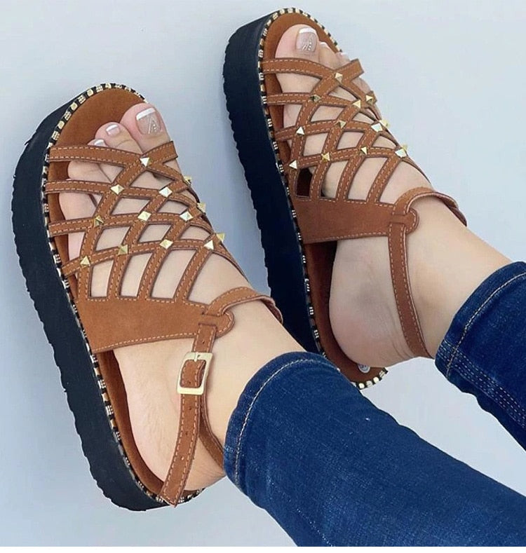 WalkEase - Fashion Wedge Sandals
