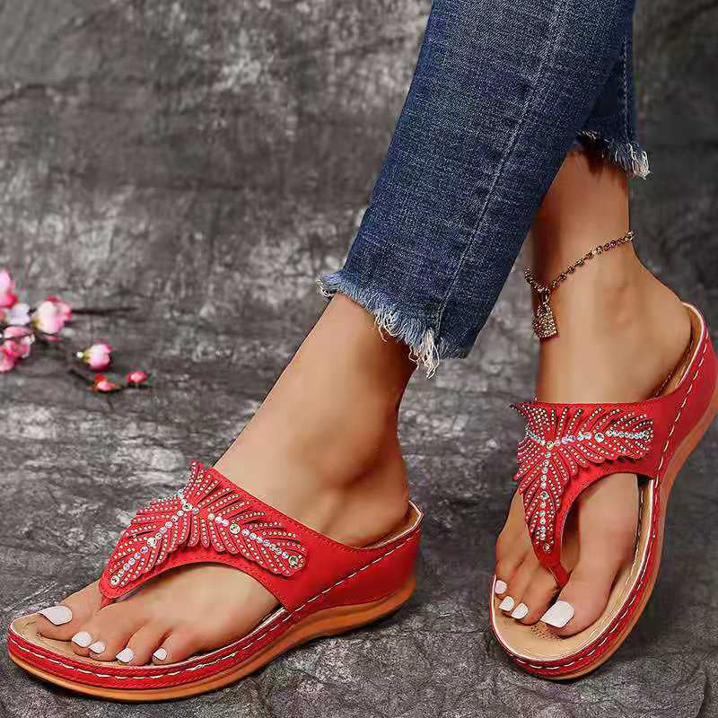 SunStride - Large Size Wedge Sandals