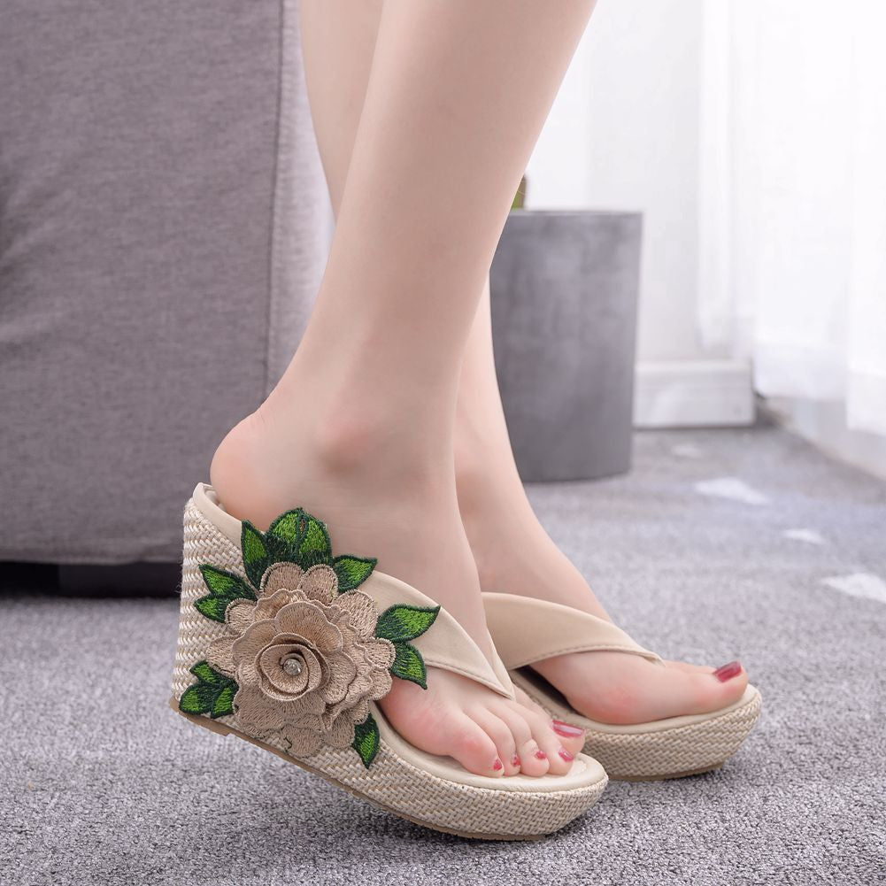 Blossom Glide - Floral Beach Slides Flip Flops