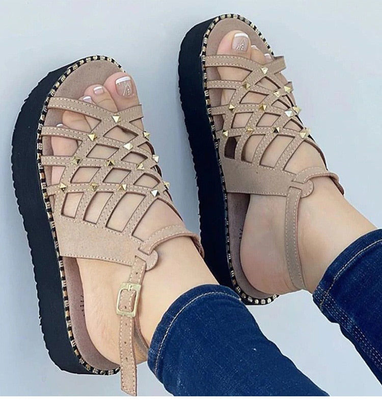 WalkEase - Fashion Wedge Sandals