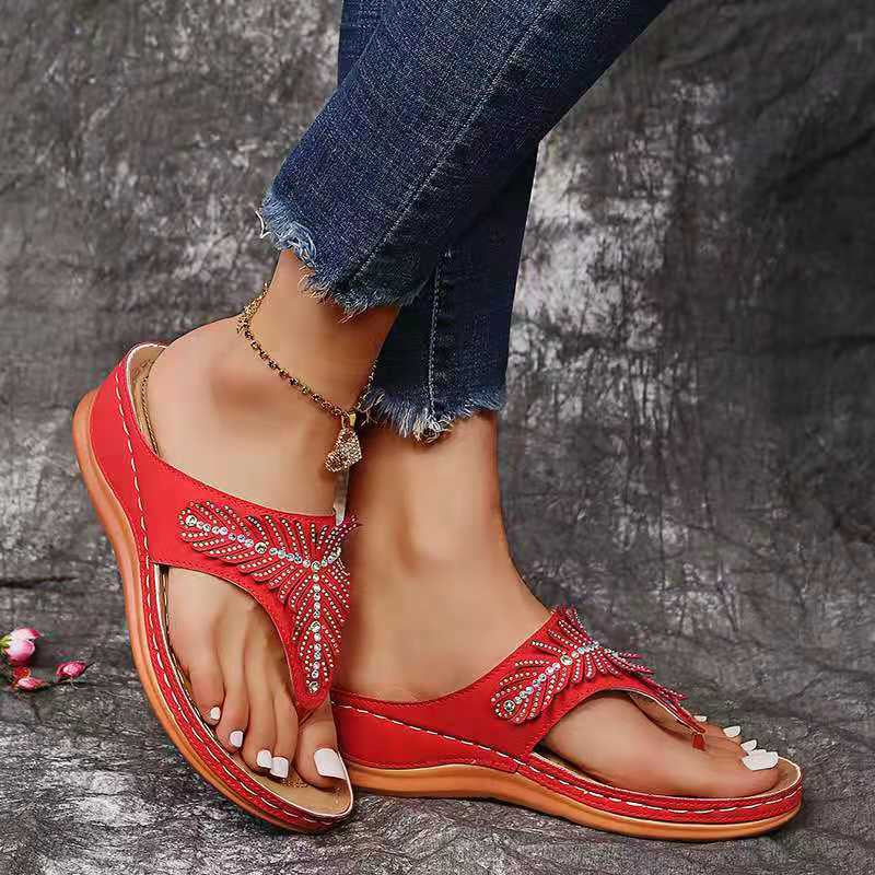SunStride - Large Size Wedge Sandals