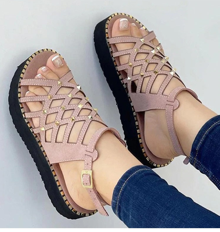 WalkEase - Fashion Wedge Sandals