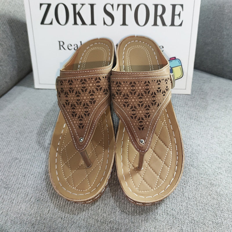 ArchSupport - Non-Slip Clip Toe Flip Flops