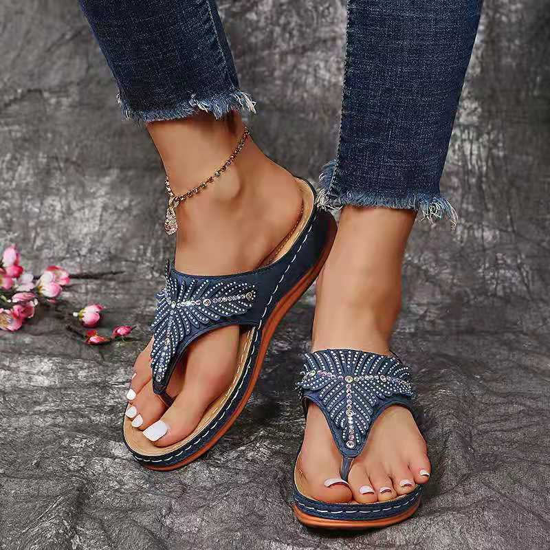 SunStride - Large Size Wedge Sandals