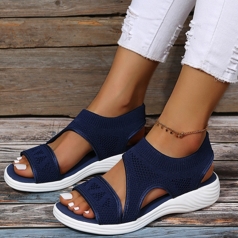 LightweightWedge - Platform Fish Mouth Sandals