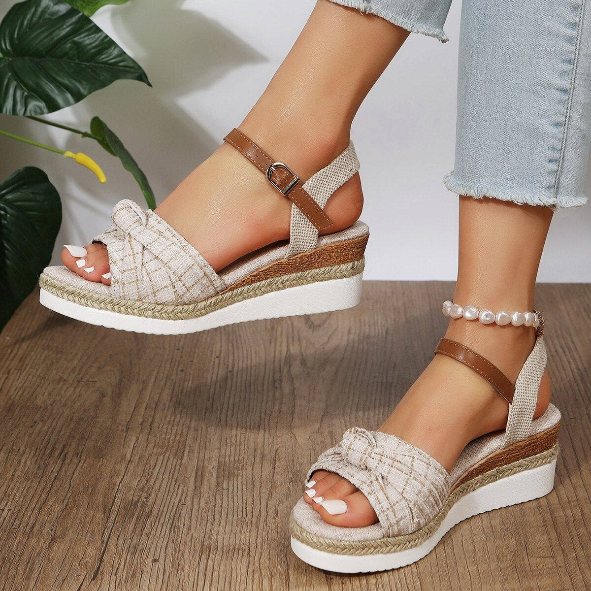 ModaPlus - Wedge Women Orthopedic Sandals