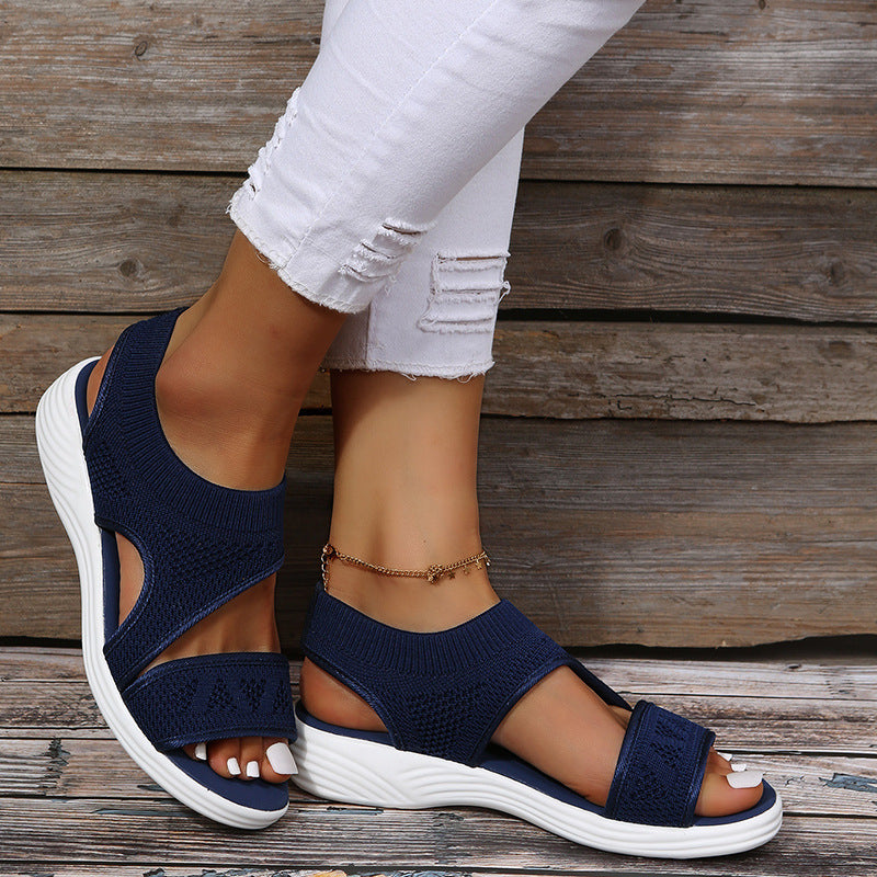 LightweightWedge - Platform Fish Mouth Sandals
