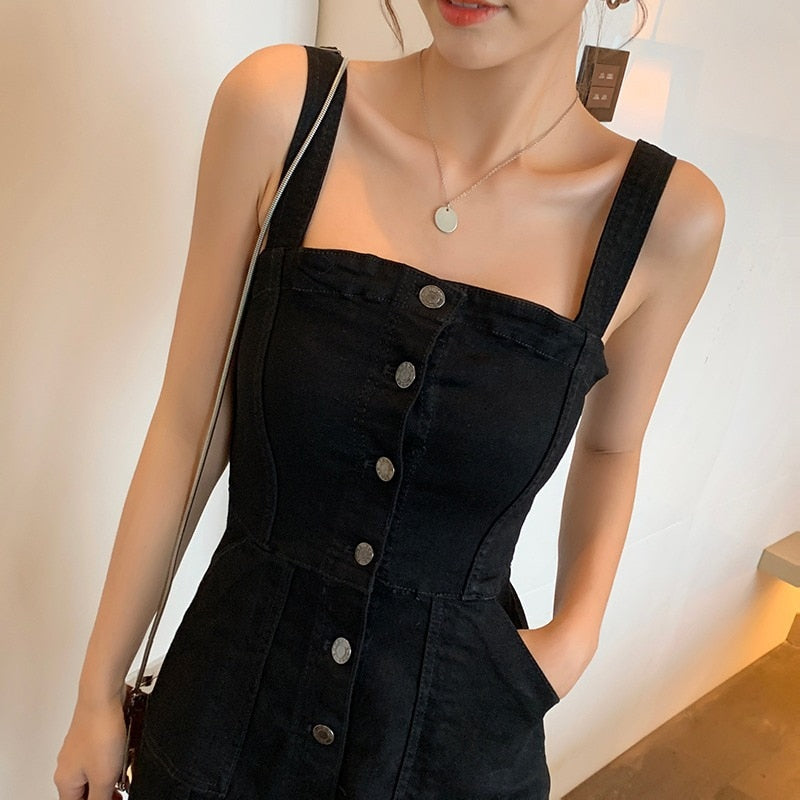 DenimRetro - Denim Short Dress Retro
