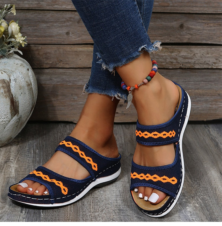 RetroSlipper - Solid Color Orthopedic Sandals