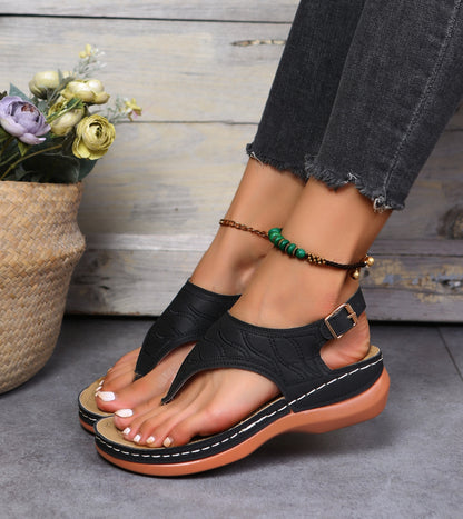 LaceTerra - Sandals Flat Orthopedic Sandals