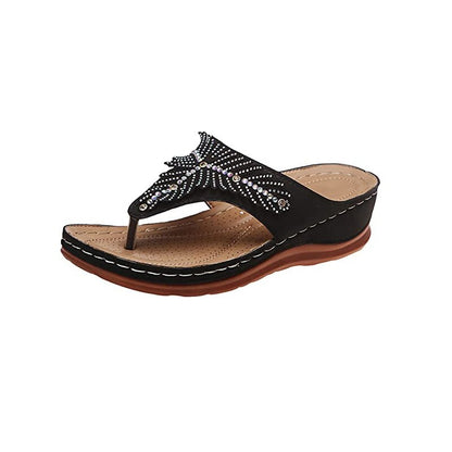SunStride - Large Size Wedge Sandals