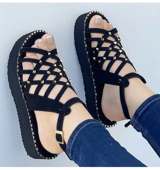 WalkEase - Fashion Wedge Sandals