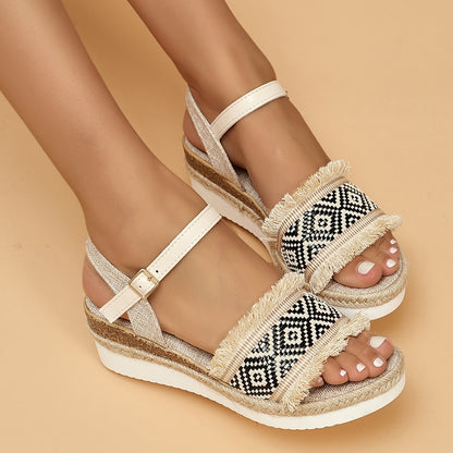 BohoPrint - Style Wedge Orthopedic Sandals
