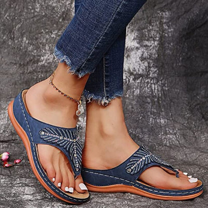 SunStride - Large Size Wedge Sandals