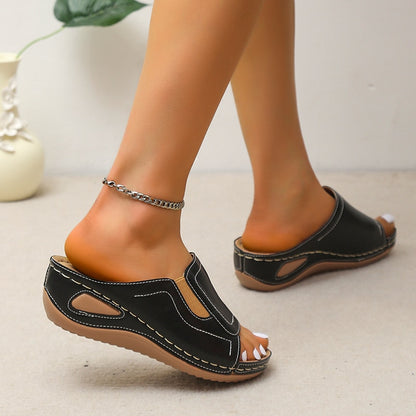RetroThickSole - Wedge Orthopedic Sandals