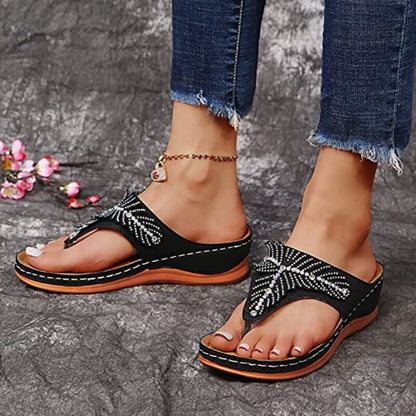 SunStride - Large Size Wedge Sandals