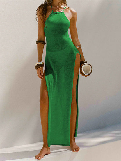 Annabelle – Maxikleid | Gehäkelt Grün 1