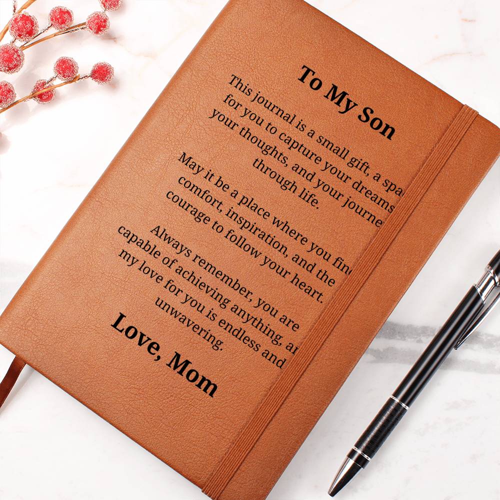 To My Son - Love Mom Journal