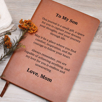 To My Son - Love Mom Journal