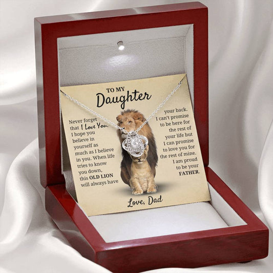 Daughter - Proud of you - Love Dad Necklace