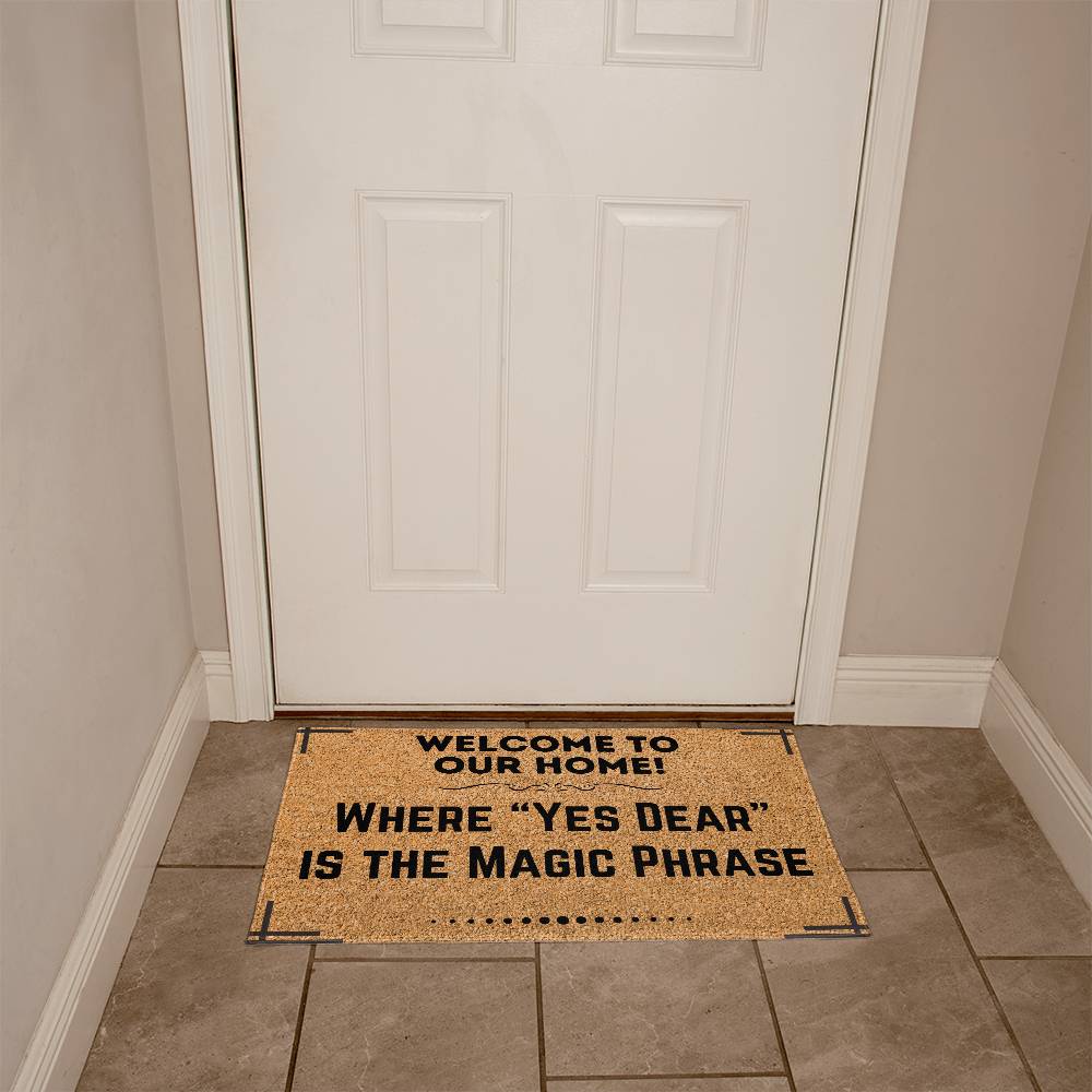 "Yes Dear" - Funny Home Door Mat