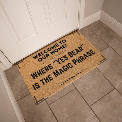 "Yes Dear" - Funny Home Door Mat