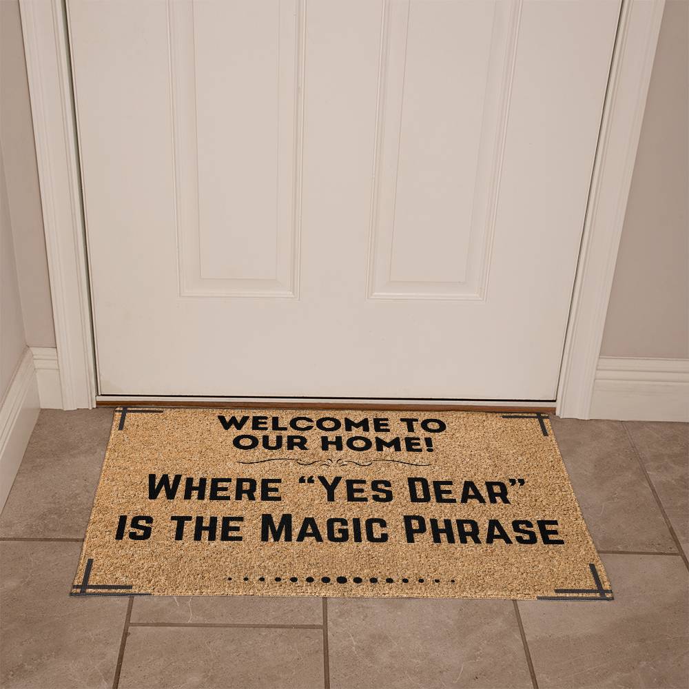 "Yes Dear" - Funny Home Door Mat