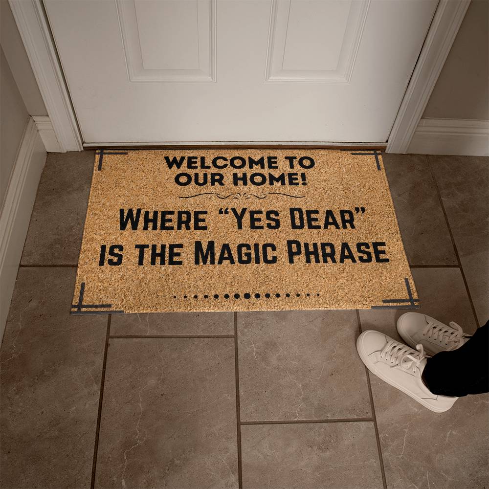 "Yes Dear" - Funny Home Door Mat