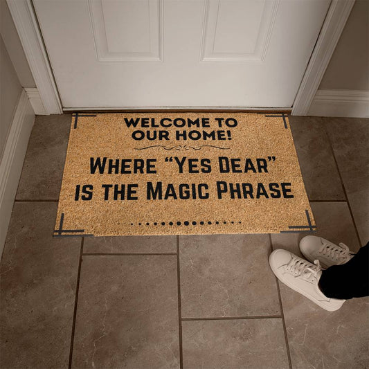 "Yes Dear" - Funny Home Door Mat