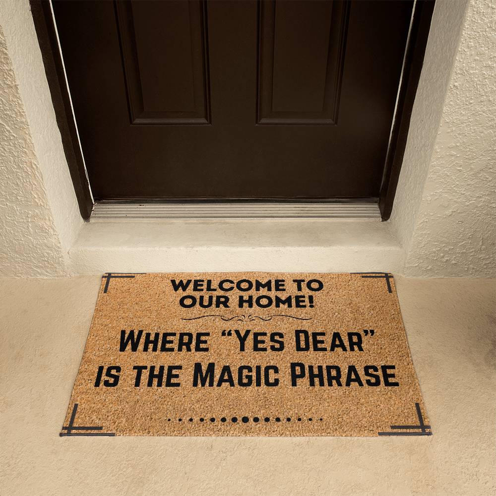 "Yes Dear" - Funny Home Door Mat