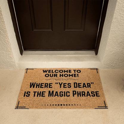 "Yes Dear" - Funny Home Door Mat