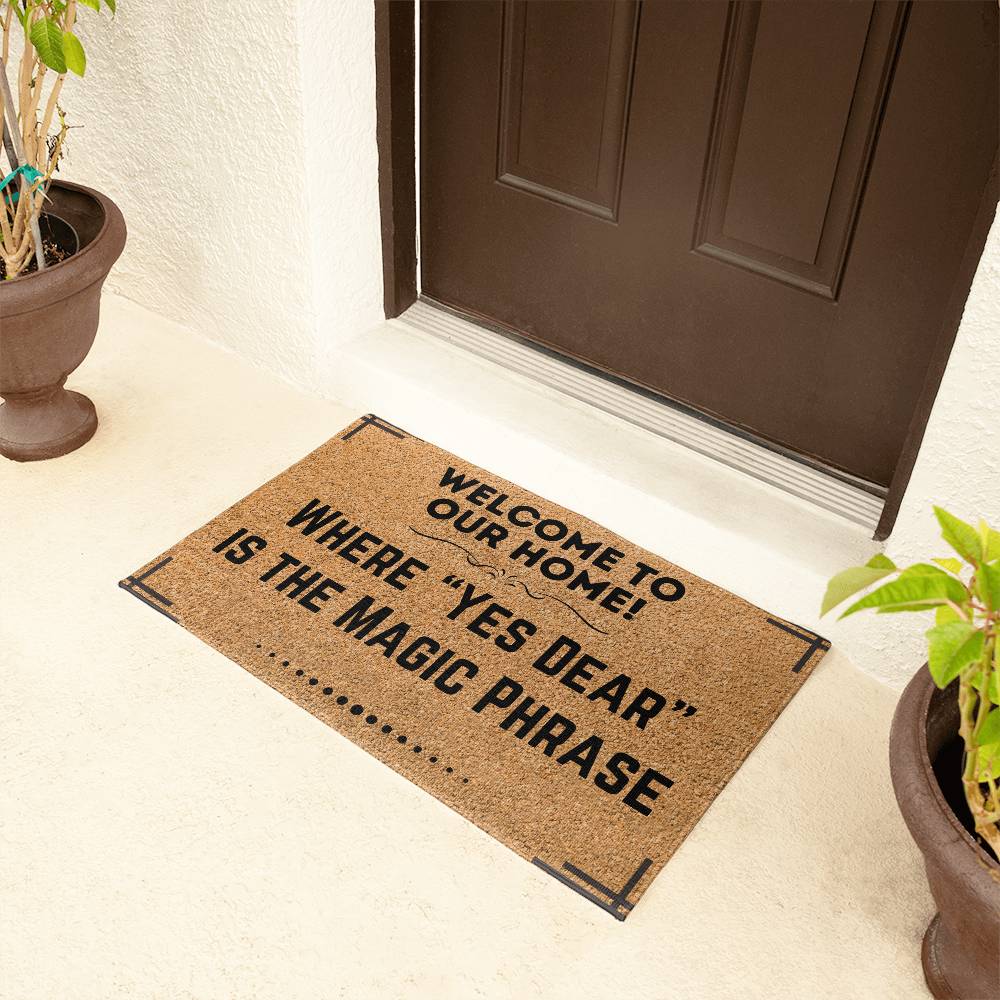 "Yes Dear" - Funny Home Door Mat