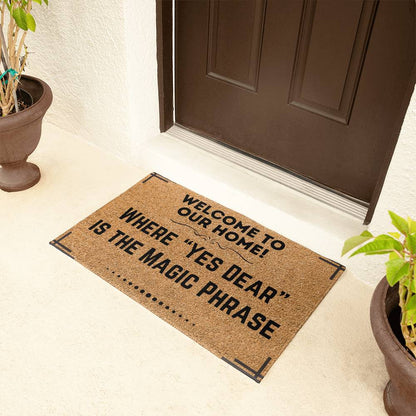 "Yes Dear" - Funny Home Door Mat