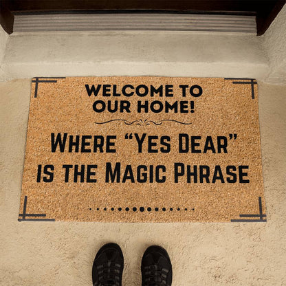 "Yes Dear" - Funny Home Door Mat