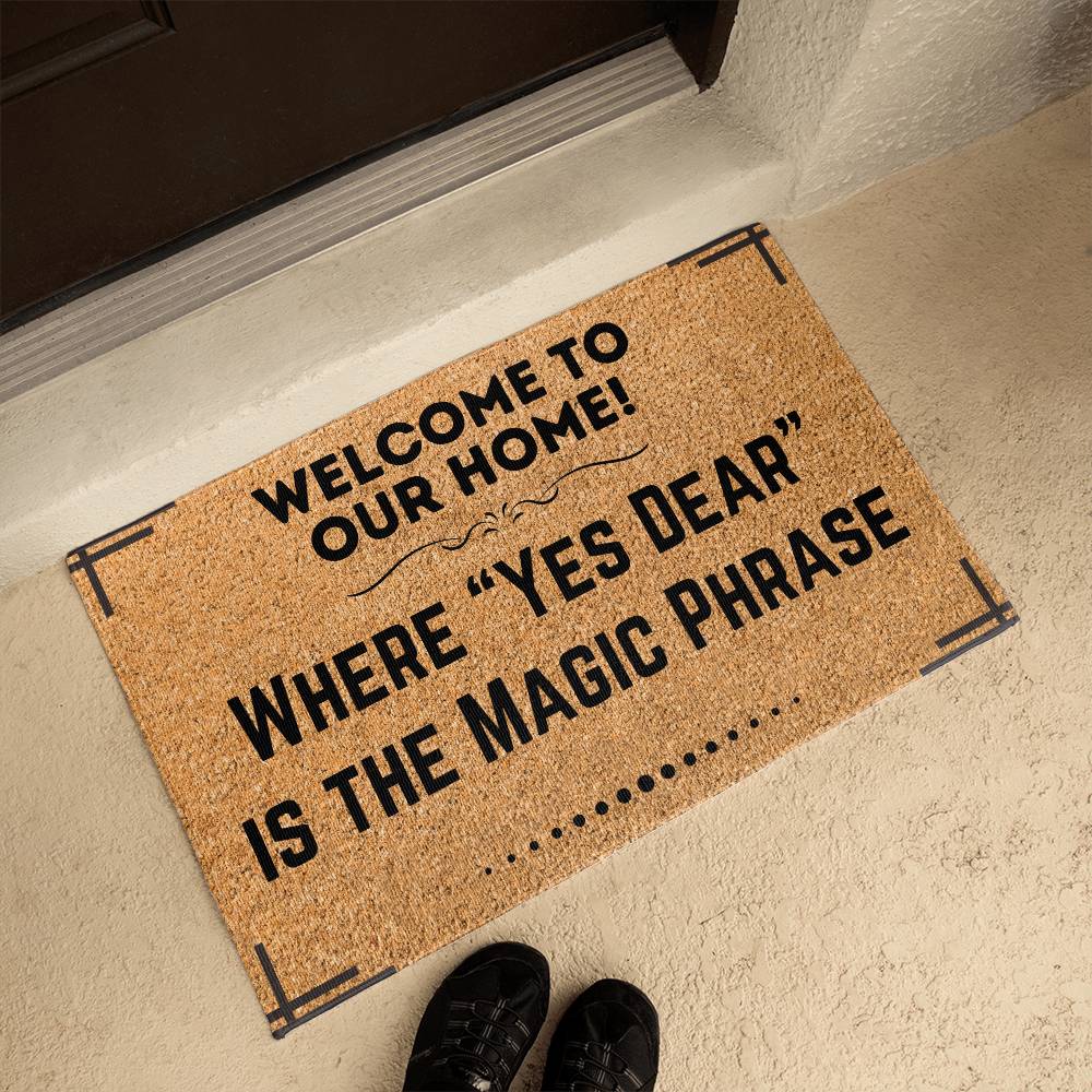 "Yes Dear" - Funny Home Door Mat